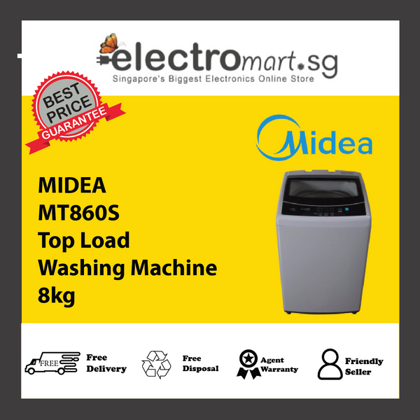MIDEA MT860S Top Load  Washing Machine 8kg