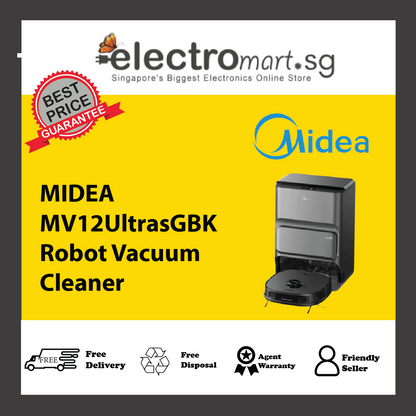 MIDEA MV12UltrasGBK Robot Vacuum Cleaner