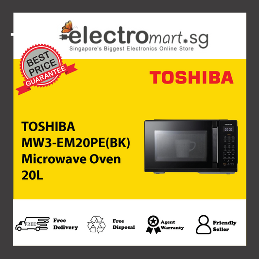 TOSHIBA MW3-EM20PE(BK) Microwave Oven 20L