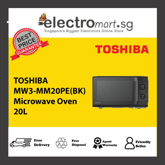 TOSHIBA MW3-MM20PE(BK) Microwave Oven 20L