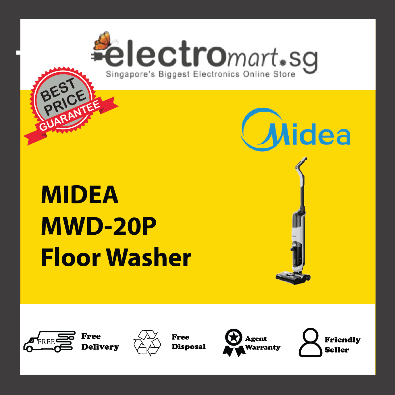 MIDEA MWD-20P  Deep Clean  Vacuum Cleaner