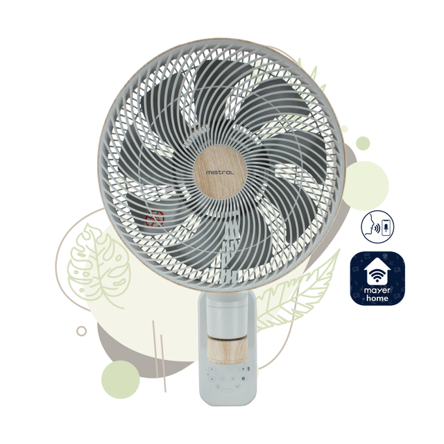MISTRAL MWF1212DRW-G DC High Velocity Wall Fan with WIFI & Remote 12”