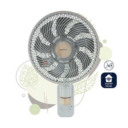 MISTRAL MWF1212DRW-G DC High Velocity Wall Fan with WIFI & Remote 12”