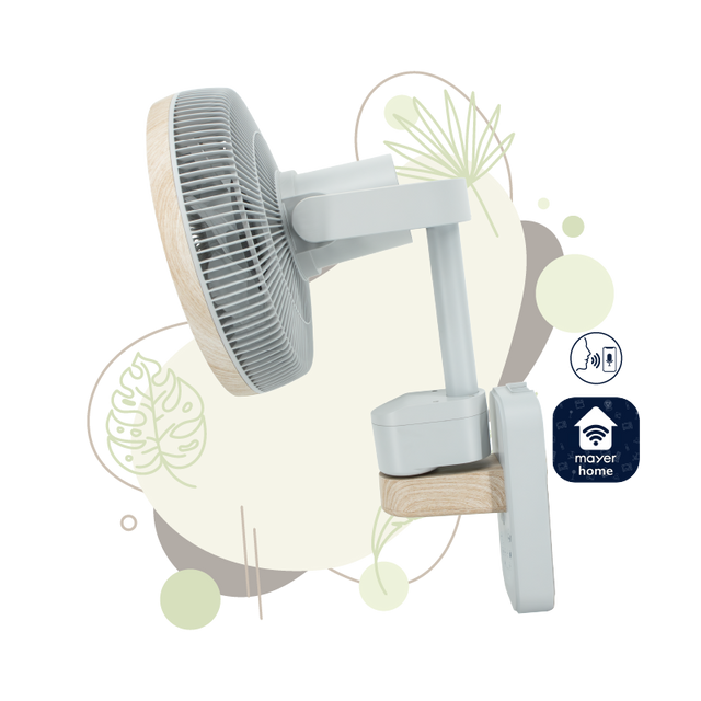 MISTRAL MWF1212DRW-G DC High Velocity Wall Fan with WIFI & Remote 12”