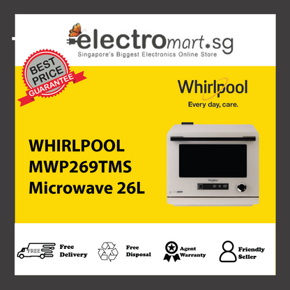 WHIRLPOOL MWP269TMS Microwave 26L