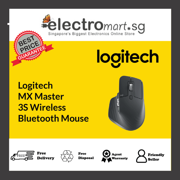 Logitech MX Master 3S Wireless Bluetooth Mouse