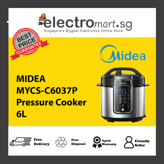 MIDEA MYCS-C6037P Pressure Cooker 6L