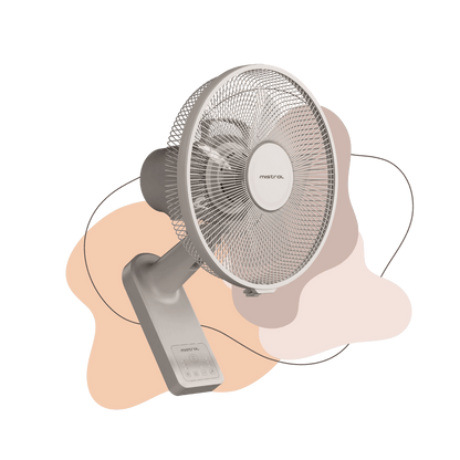 MISTRAL MWF1257DR Wall Fan With Remote 12”