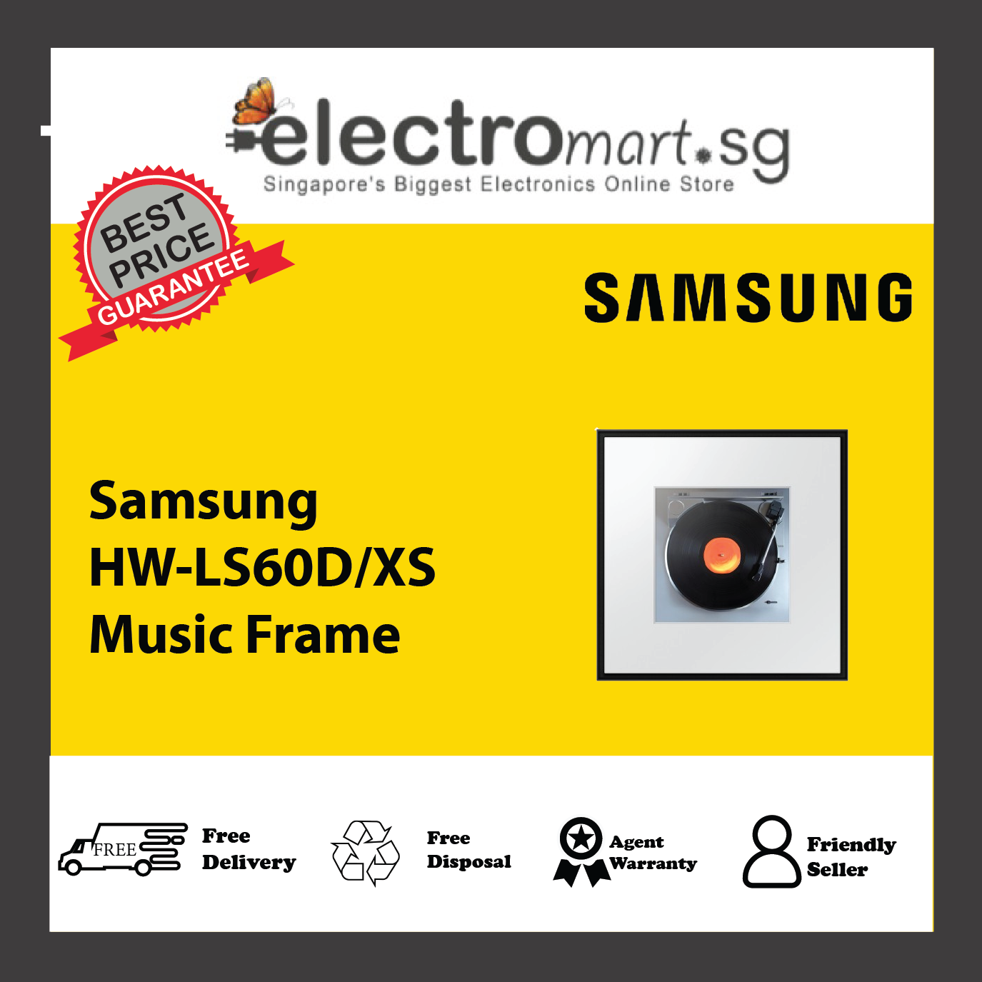 Samsung HW-LS60D/XS Music Frame