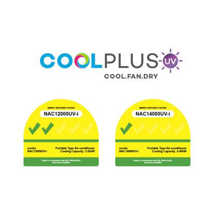 NOVITA NAC14000UV-i Coolplus™ 3-In-1 Portable Air Conditioner