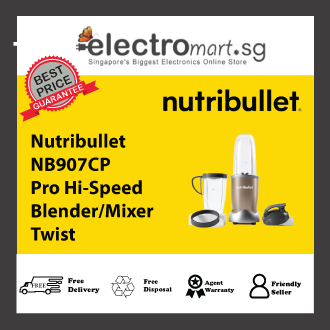 Nutribullet NB907CP Pro Hi-Speed Blender/Mixer Twist 7 Pcs Set - Champagne