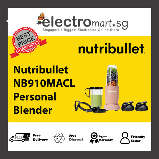 Nutribullet NB910MACL Personal Blender 900W, comes with 10 accessories