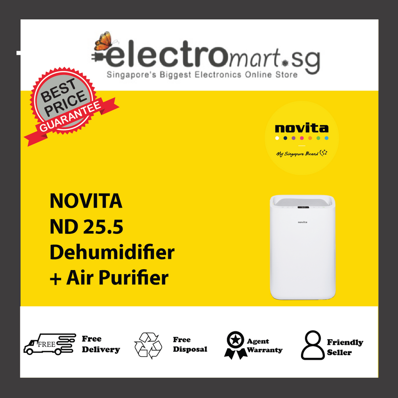 NOVITA ND 25.5 Dehumidifier  + Air Purifier