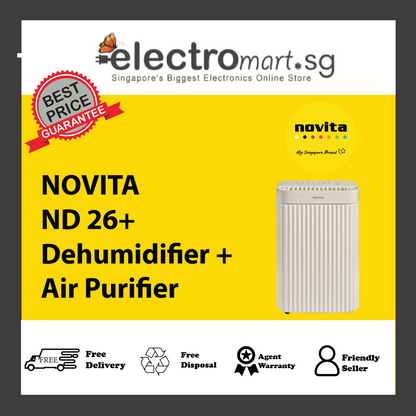 NOVITA ND 26+ Dehumidifier + Air Purifier