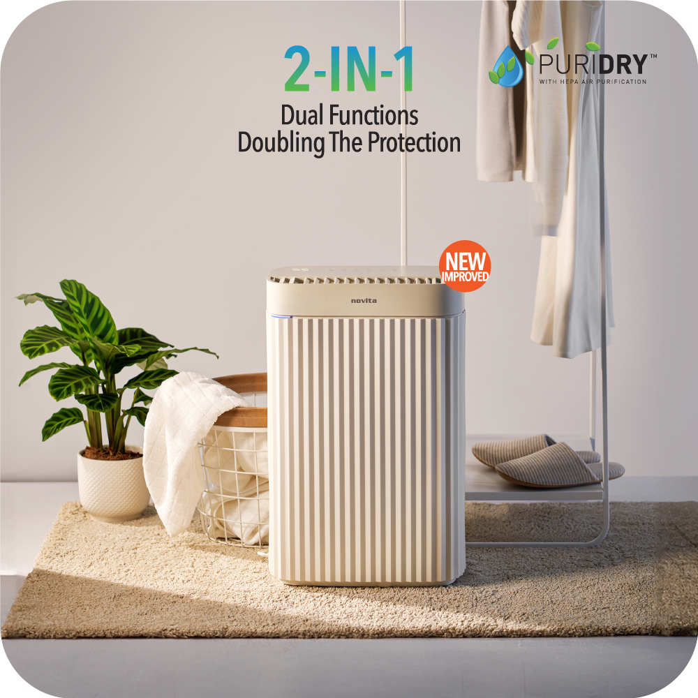 NOVITA ND 26+ Dehumidifier + Air Purifier