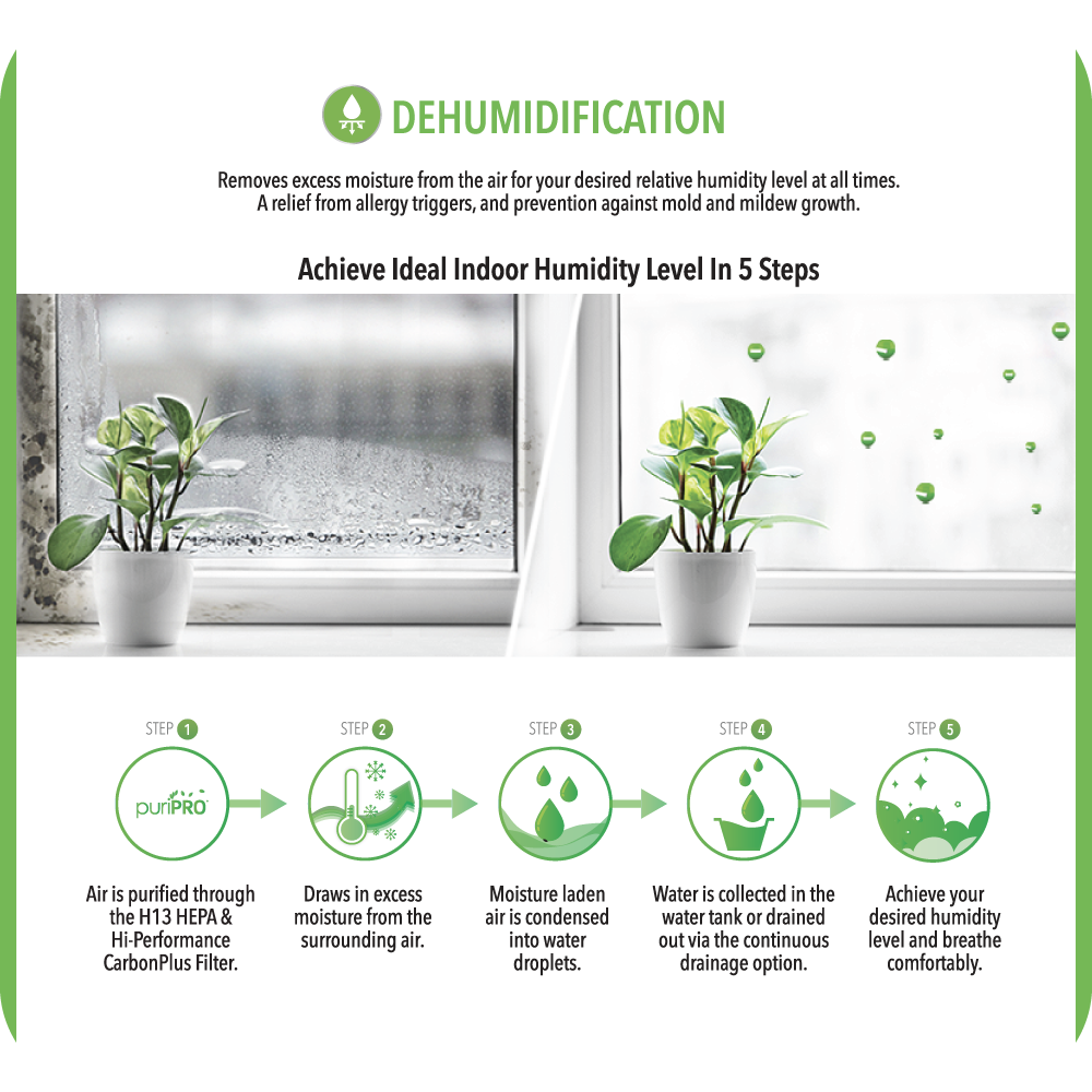 NOVITA ND 60+ Dehumidifier + Air Purifier