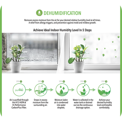 NOVITA ND 60+ Dehumidifier + Air Purifier