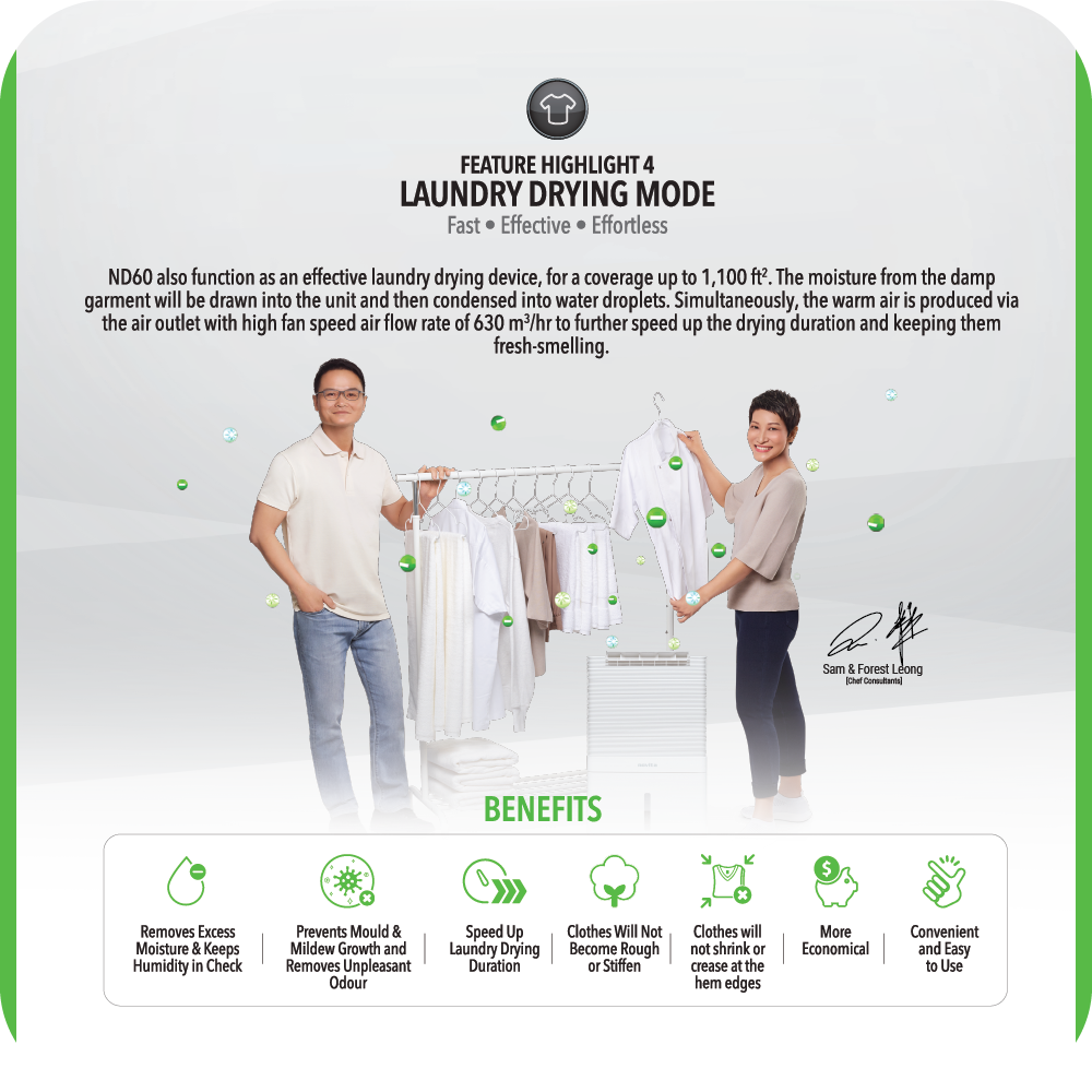 NOVITA ND 60+ Dehumidifier + Air Purifier