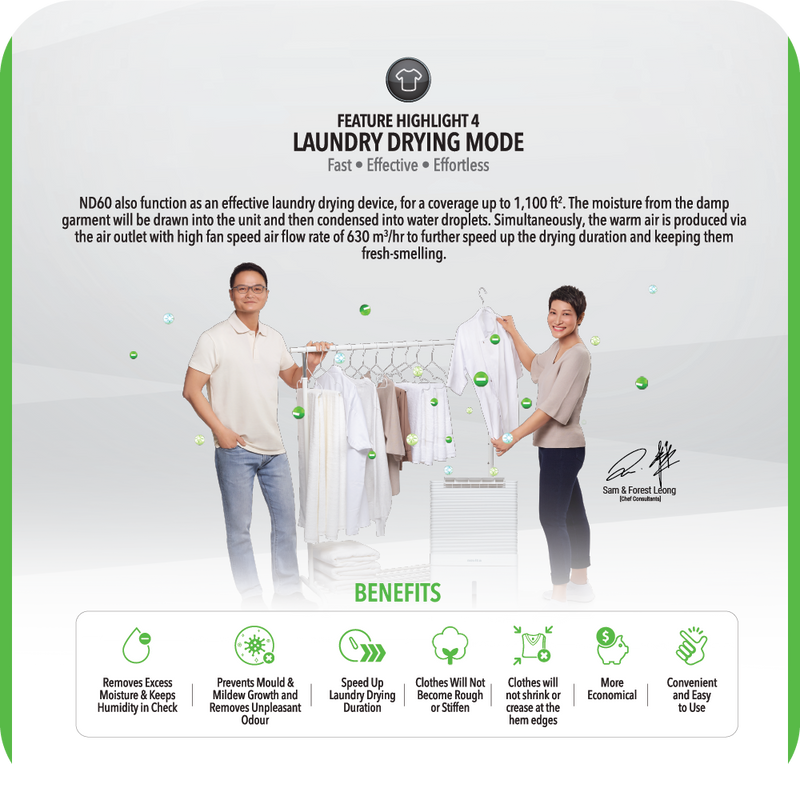 NOVITA ND 60+ Dehumidifier + Air Purifier