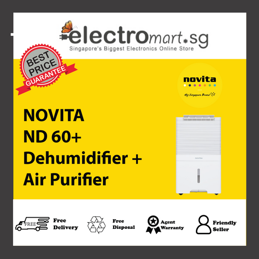 NOVITA ND 60+ Dehumidifier + Air Purifier
