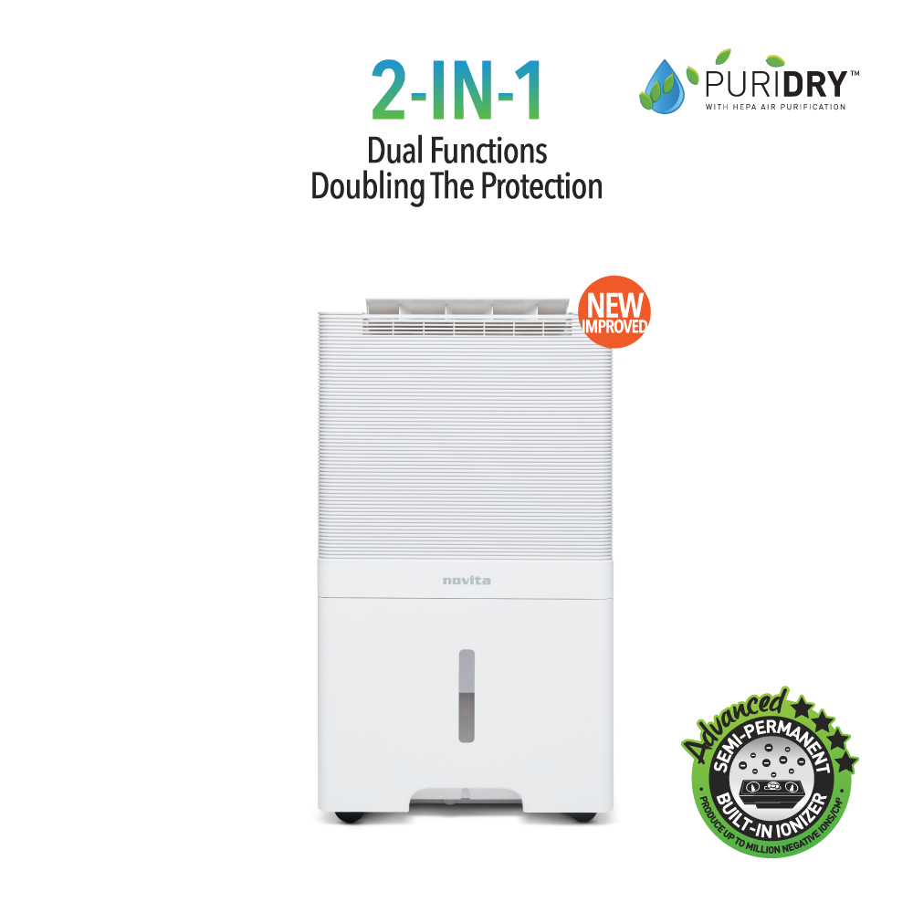 NOVITA ND 60+ Dehumidifier + Air Purifier