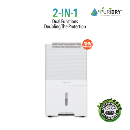 NOVITA ND 60+ Dehumidifier + Air Purifier
