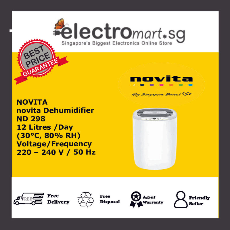 NOVITA Dehumidifier ND298