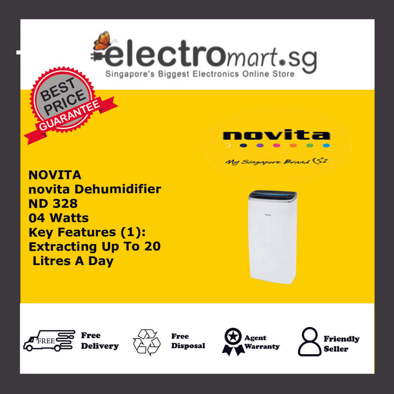 NOVITA DEHUMIDIFIER 4L ND328 (WHITE)