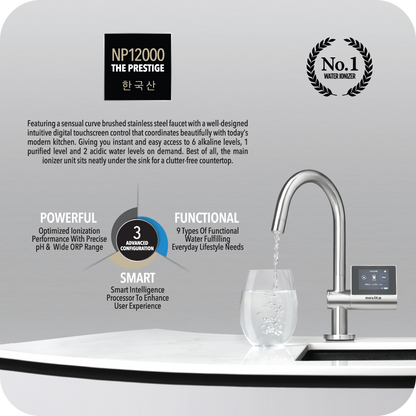 NOVITA NP12000 Premium Undersink Water Ionizer