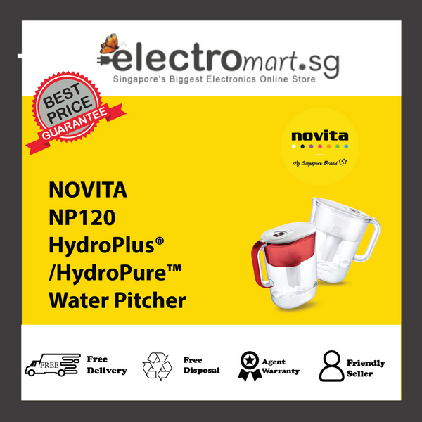 NOVITA NP120 HydroPlus® /HydroPure™  Water Pitcher