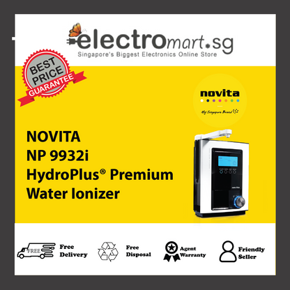 NOVITA NP 9932i HydroPlus® Premium Water Ionizer