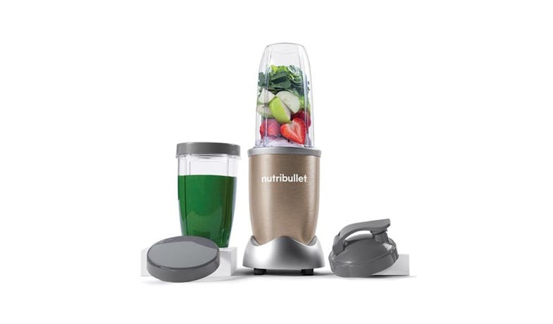 Nutribullet NB907CP Pro Hi-Speed Blender/Mixer Twist 7 Pcs Set - Champagne
