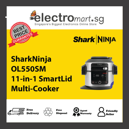 SharkNinja OL550SM 11-in-1 SmartLid Multi-Cooker