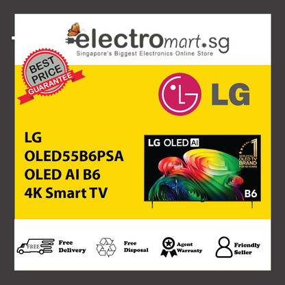 LG OLED55B6PSA OLED AI B6 4K Smart TV 55inch