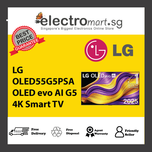 LG OLED55G5PSA OLED evo AI G5 4K Smart TV 55inch