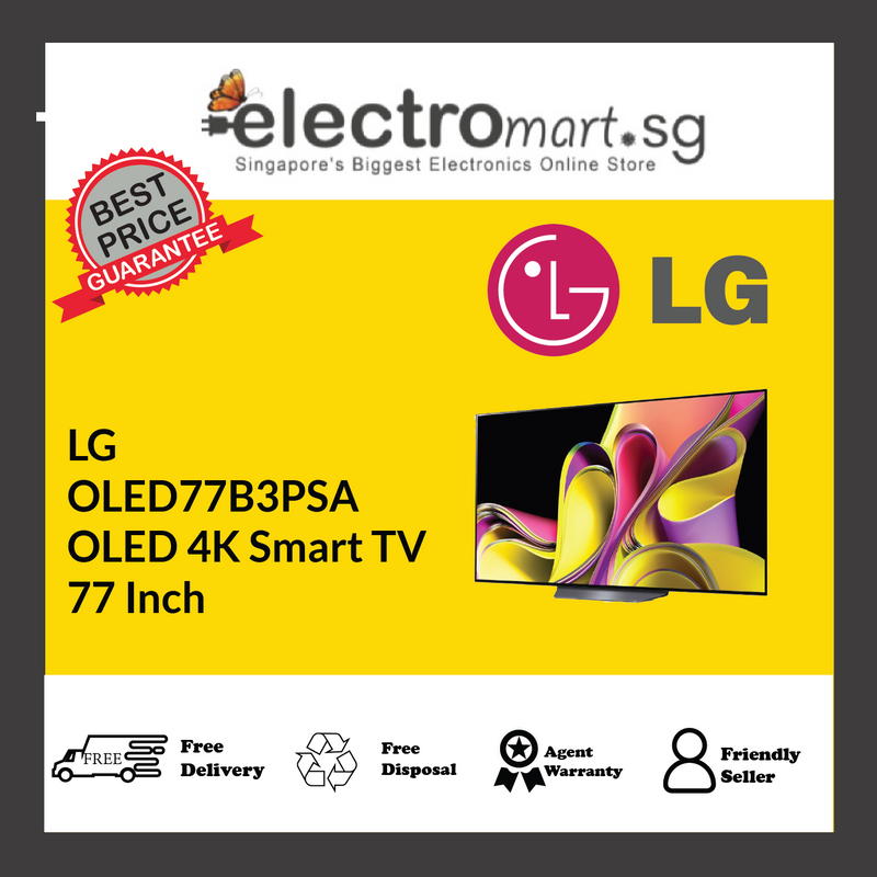 LG  OLED77B3PSA OLED 4K Smart TV 77 Inch