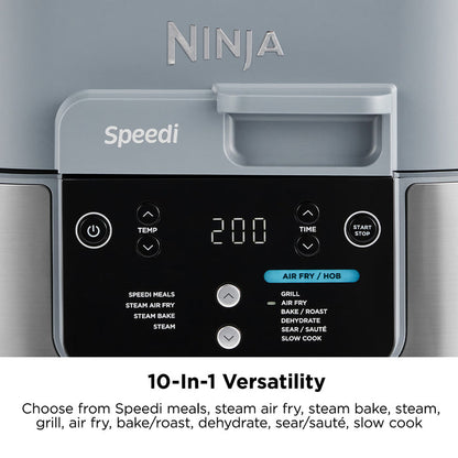 SharkNinja ON401SM 10-in-1 Rapid Cooker & Air Fryer