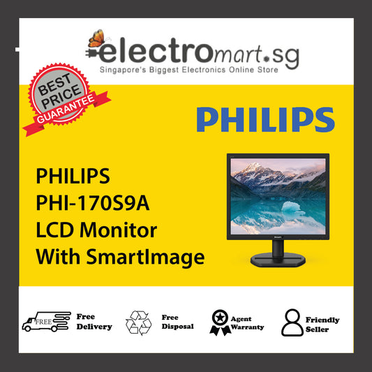 PHILIPS PHI-170S9A LCD Monitor With SmartImage 17"