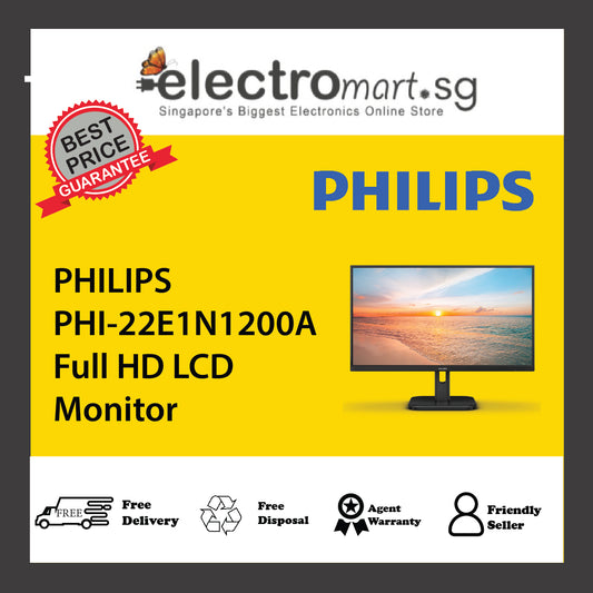 PHILIPS PHI-22E1N1200A Full HD LCD Monitor 21.5"