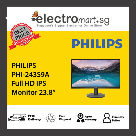 PHILIPS PHI-243S9A Full HD IPS Monitor 23.8”