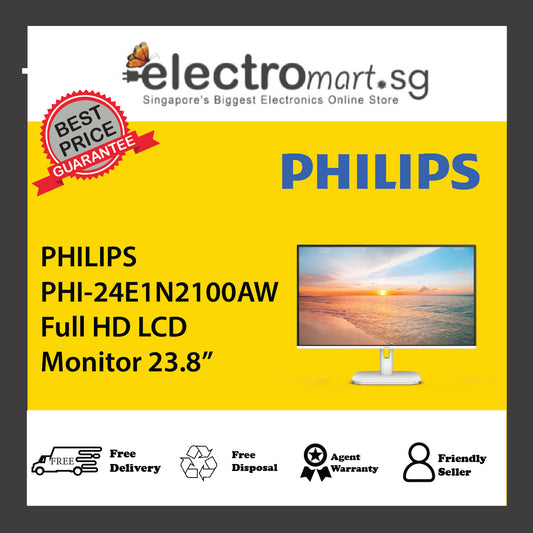 PHILIPS PHI-24E1N2100AW Full HD LCD Monitor 23.8”