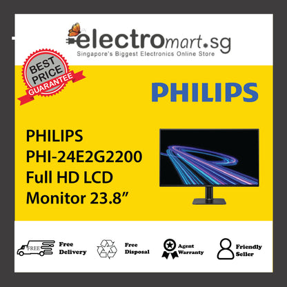 PHILIPS PHI-24E2G2200 Full HD LCD Monitor 23.8”