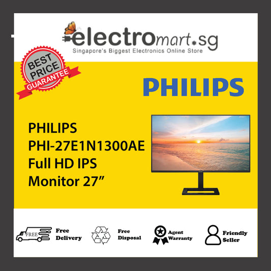 PHILIPS PHI-27E1N1300AE Full HD IPS Monitor 27”