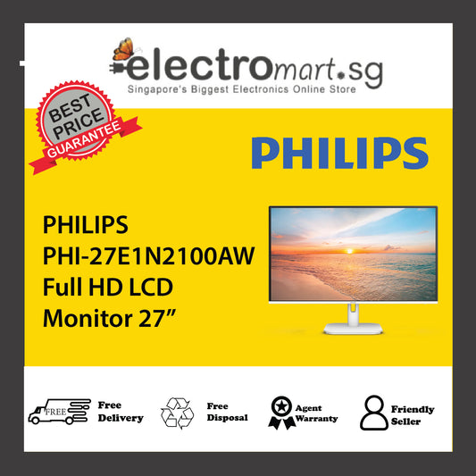 PHILIPS PHI-27E1N2100AW Full HD LCD Monitor 27”