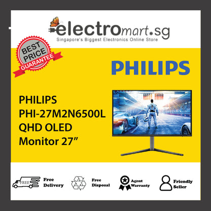 PHILIPS PHI-27M2N6500L QHD OLED Monitor 27”