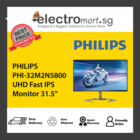 PHILIPS PHI-32M2N5800 UHD Fast IPS Monitor 31.5”