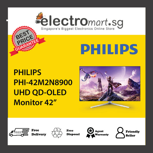 PHILIPS PHI-42M2N8900 UHD QD-OLED Monitor 42”