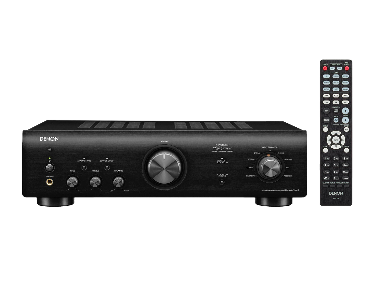 DENON PMA-600NEBKE2 2 Ch. 45W Integrated Amplifier