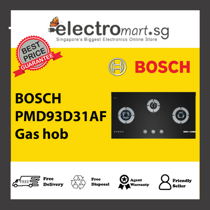 BOSCH PMD93D31AF Series 4 Gas hob Tempered glass