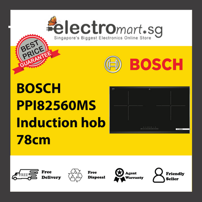 BOSCH PPI82560MS Series 6 Induction Hob 78cm